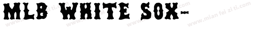 MLB White Sox字体转换